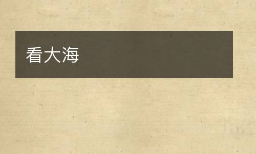 看大海